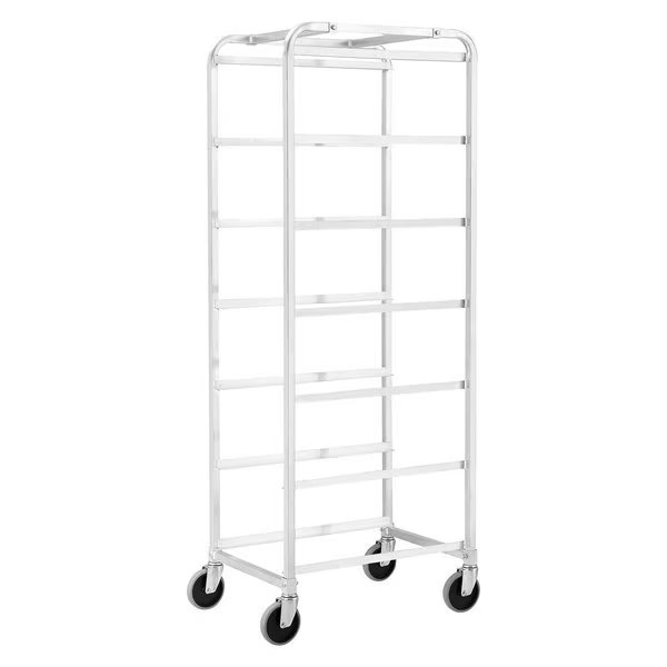 NSF Aluminum Lug Cart 26L x 19W x 70H, Unassembled, Global Industrial, Mfr#: 493390