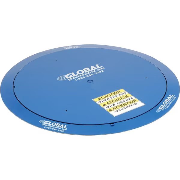 4000 Lb. Cap. Pallet Carousel & Skid Turntable, 51 Usable Dia., Global Industrial, Mfr#: 988946
