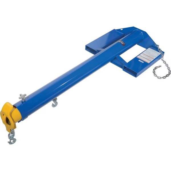 Forklift Telescoping Jib Boom Crane, 4000 Lb. Capacity, Global Industrial, Mfr#: 988947