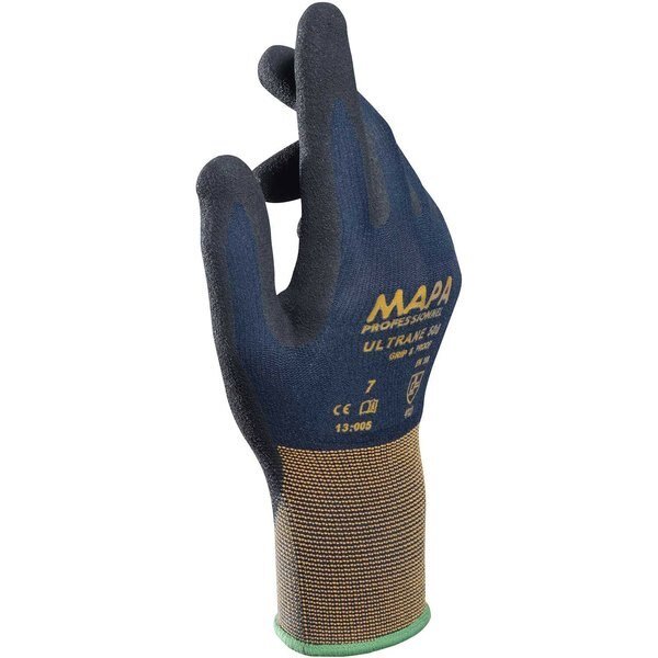 Ultrane 500 Grip & Proof Nitrile Palm Coated Gloves, Lt Weight, Size 10, Mapa, Mfr#: 500410