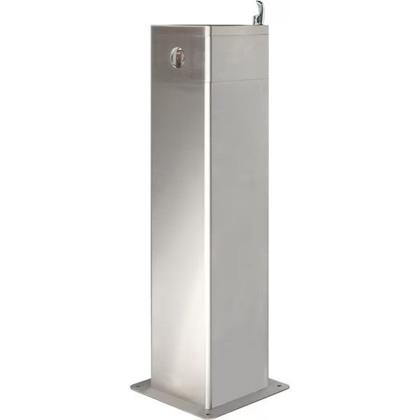 Outdoor Pedestal Drinking Fountain, Stainless Steel, Global Industrial, Mfr#: 761223