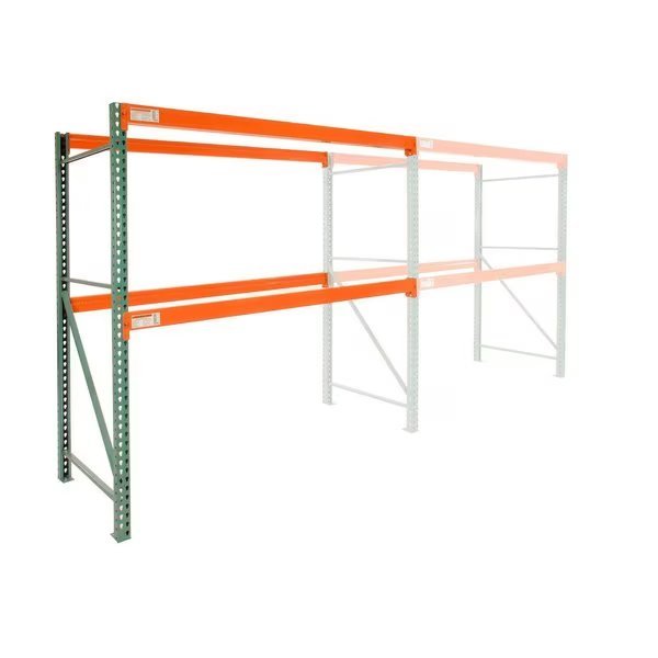 Teardrop Pallet Rack Add-On 108W X 48D X 120H, Global Industrial, Mfr#: 796607N