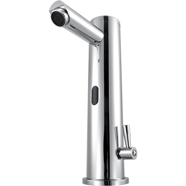 Deck Mounted Sensor Faucet With Mixing Valve, 2.2 GPM, Chrome, Global Industrial, Mfr#: 670461