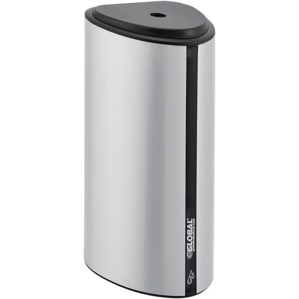 Automatic Liquid Soap/Sanitizer Dispenser, 850 ml, Silver, Global Industrial, Mfr#: 641522