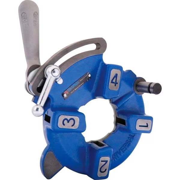 Electric Threading Machine Manual Die Head, 1/2, 2, Global Industrial, Mfr#: 604079