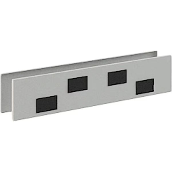 Interion Modular Partition Raceway Power Kit with Data For Baseline Raceway, 24W, Global Industrial, Mfr#: 695920BP