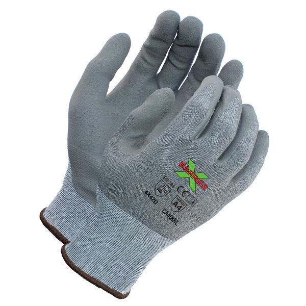 A4 Cut Resistant, Textreme Knit, Luxfoam Coated Glove, 2XL, Xbarrier, Mfr#: CA45882XL12