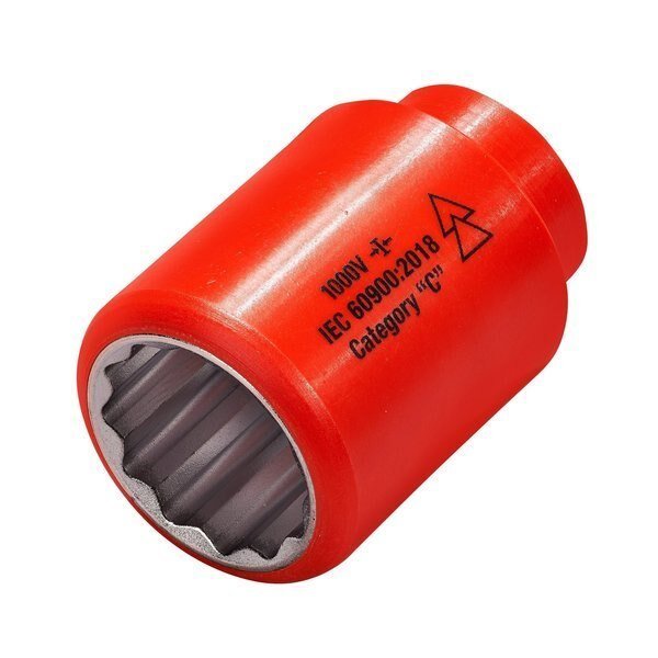 1000v Insulated 1/2 Drive Socket 22mm, Itl, Mfr#: 01470