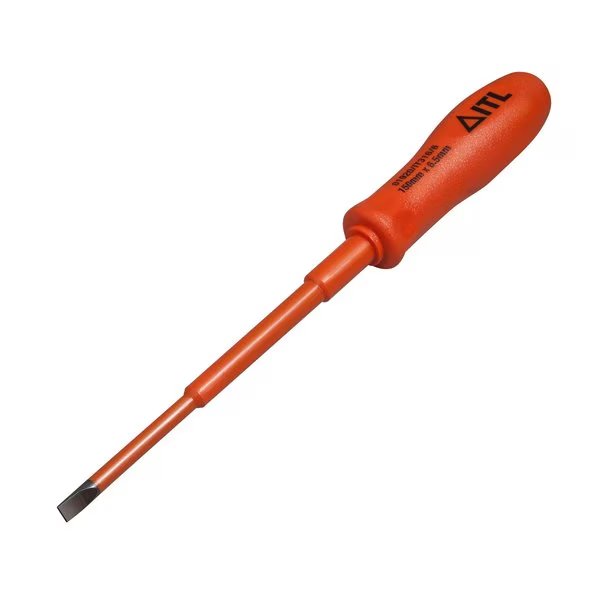 1000v Insulated Slotted Screwdriver 6 x 1/4 x 3/64, Itl, Mfr#: 01920