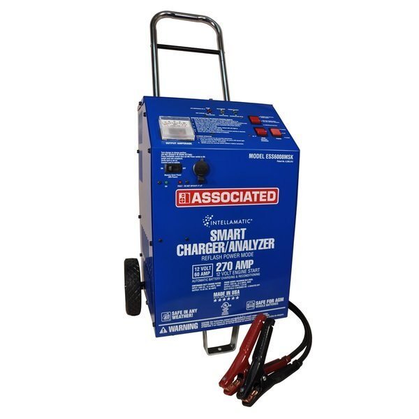 Intellamatic 270A Boost 15A Memory Saver Battery Charger/Anal, 12V 60A, , Associated, Mfr#: ASOESS6008MSK