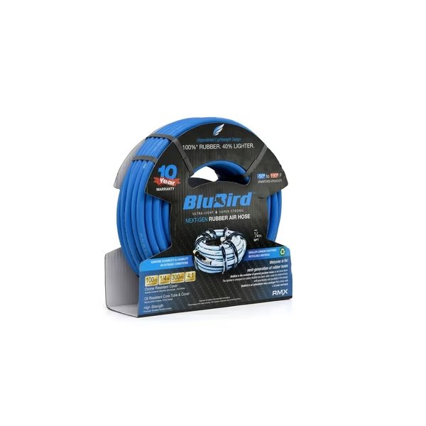 Blubird Rubber Air Hose 1/4 In. X 100 Ft., Rmx Industries, Mfr#: BB14100