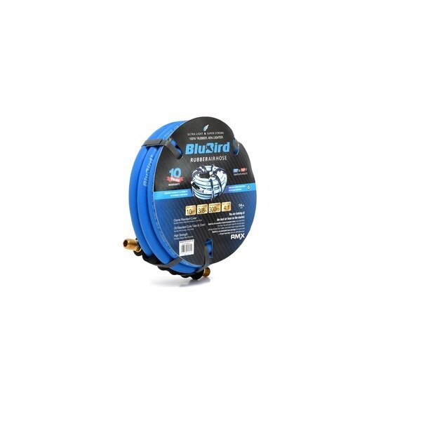 Blubird Rubber Air Hose 3/8 In. X 10 Ft., Rmx Industries, Mfr#: BB3810
