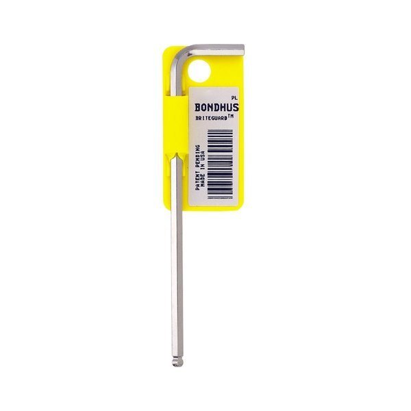 Ball End Hex Key Wrench, 3/16", Bondhus, Mfr#: BND15710