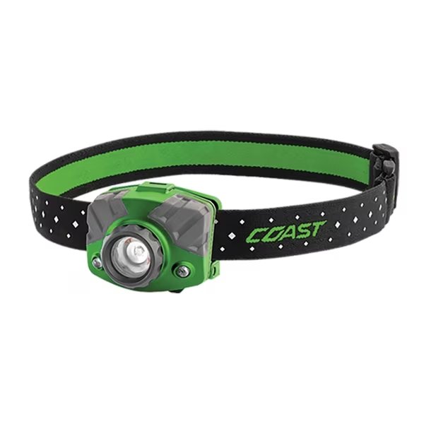 FL75R Rechargeable Headlamp, Green, Coast Products, Mfr#: 20619