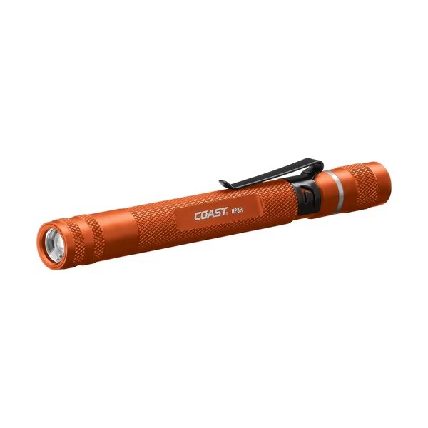 HP3R Rechargeable Focusing Penlight / Orange Body, Coast Products, Mfr#: 21521