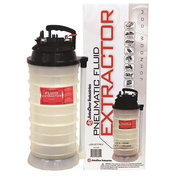 2.7 Gallon Pneumatic Fluid Evacuator, Johndow Industries, Mfr#: JDI-277EV