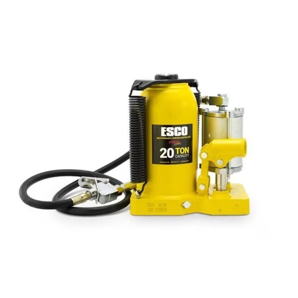 20 Ton HD Pro Series Air Hydraulic Bottle Jack, Esco, Mfr#: 10381