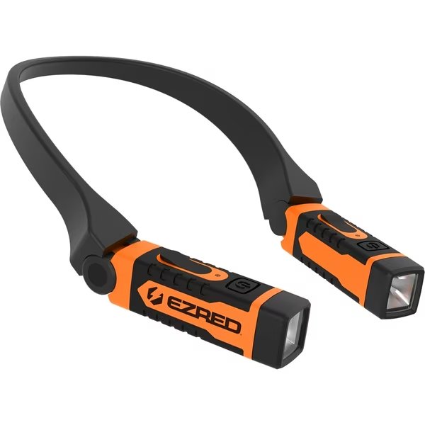 ANYWEAR Red Rechargeable Neck Light, Orange, Ezred, Mfr#: NK15-OR