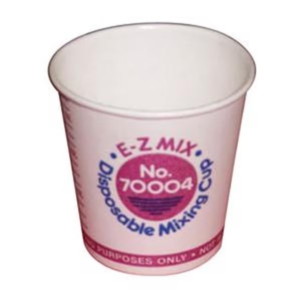 1/4 Pint Disposable Mixing Cups 400/Box, E-Z Mix, Mfr#: 70004