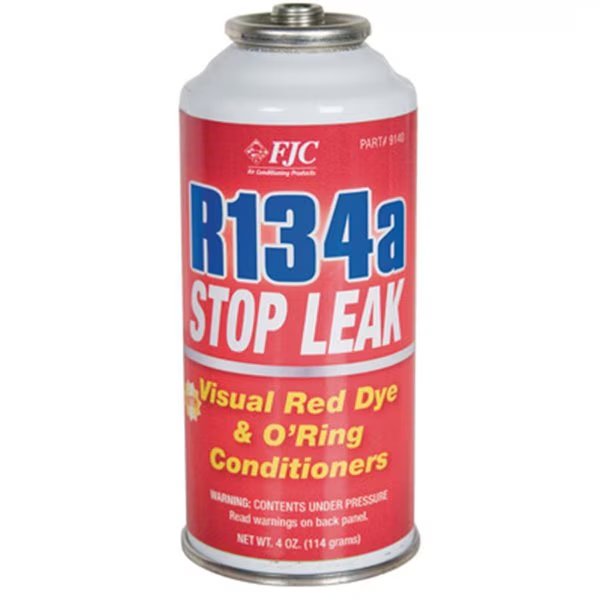 R134A Stop Leak W/ Red Leak Detection Dye, Fjc, Mfr#: 9140