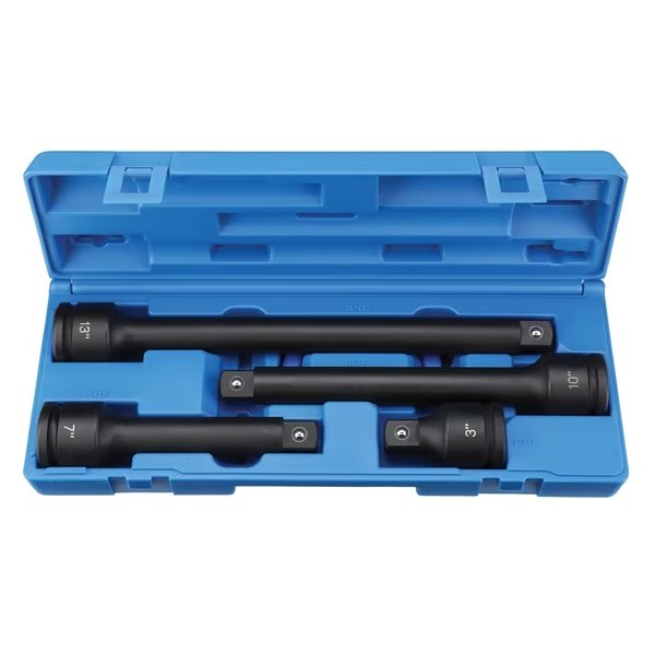 3/4In Dr 4Pc Impact Extension Set, Grey Pneumatic, Mfr#: 3304E