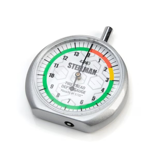DialType ColorCoded Tread Depth Gauge, J S Products Steelman, Mfr#: JSP42463