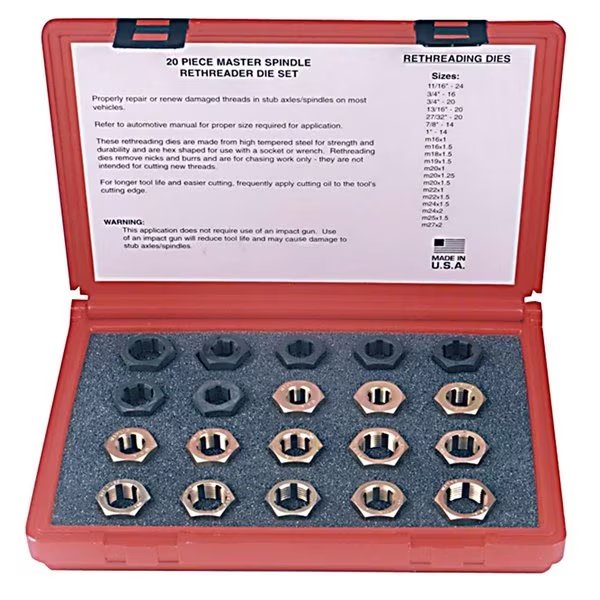 Master Spindle Rethreader Die Set, Lang Tools, Mfr#: 2599