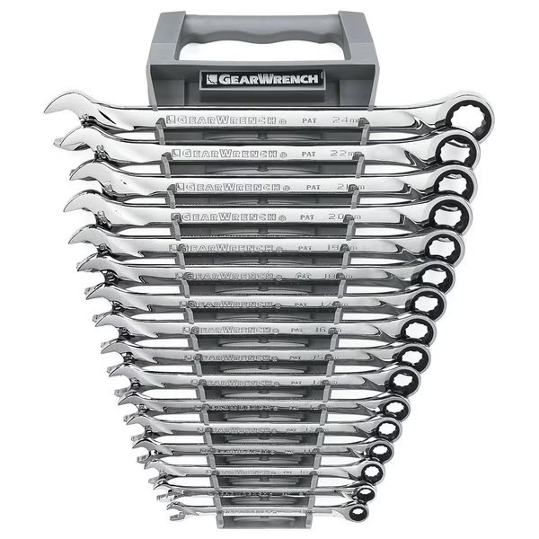 16-Piece Metric XL Combination Ratcheting  Set, Gearwrench, Mfr#: EHT85099
