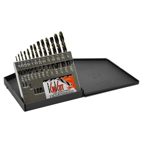 13 Pc. Left Hand Drill Bit Set 1/16-1/4, R W Thompson, Mfr#: 13KK6