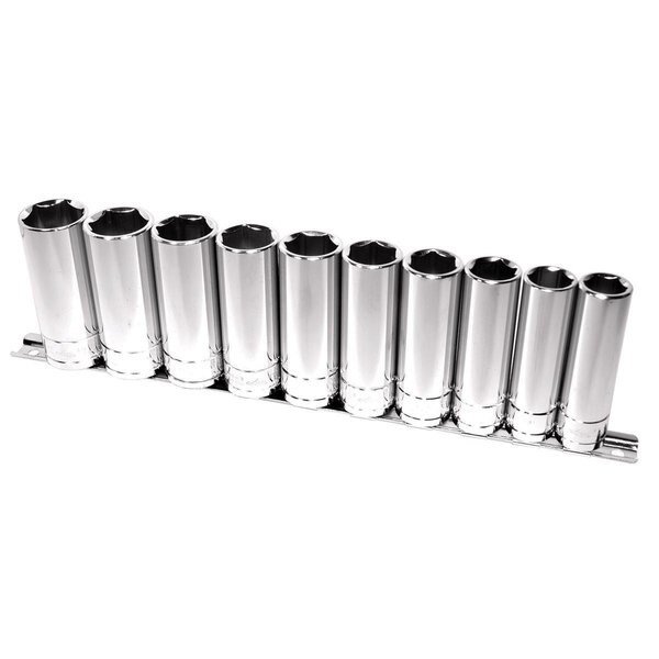 1/2" Drive Metric, 10 pcs, K-Tool International, Mfr#: KTI-28200