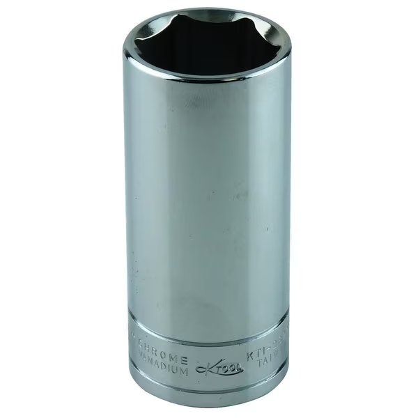 1/2" Drive, 25mm Metric Socket, 6 Points, K-Tool International, Mfr#: KTI-28225