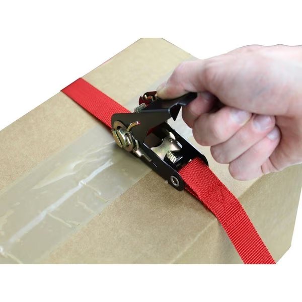 Ratcheting Tie Down Strap 1"X15' (4PK), K-Tool International, Mfr#: KTI73870