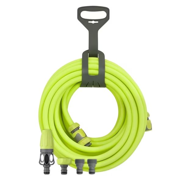 Flexzilla 1/2 X 50 Garden Hose Kit W Qd Nozzle, Legacy, Mfr#: HFZG12050QN