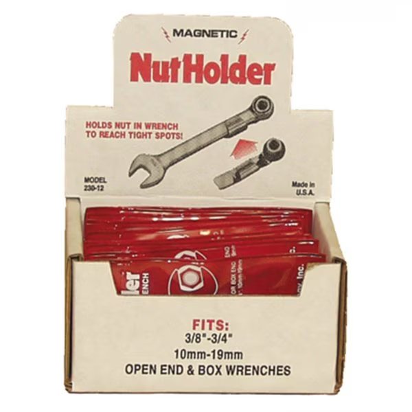 12PC Magnetic Nut Holder Display, Lock Technology, Mfr#: LTI230-12