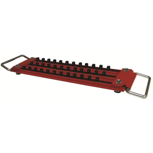 3-Row 3/8 in. Drive Lock-A-Socket Tray, Mechanics Time Saver, Mfr#: LASTRAY38