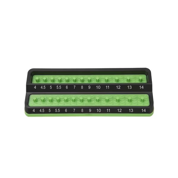 1/4 In. Metric Peg Socket Holder Green, Mechanics Time Savers, Mfr#: PSH25M-GRN