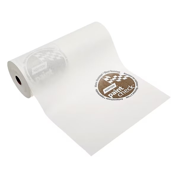12" x 750' - White Polycoated Masking Paper, Norton Abrasives, Mfr#: 403