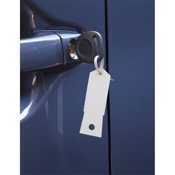 Plastic White Key Tags 1000 Pk., Petoskey Plastics, Mfr#: FB-P9933-23