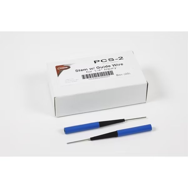 20/Box 1/4 Injury Stem With Guide Wire, Rema Tip Top, Mfr#: PCS-2