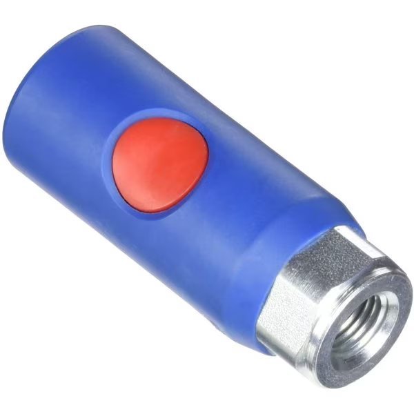 14 FEM COUPLER RED BTN, Prevost, Mfr#: PRVURC061201-3