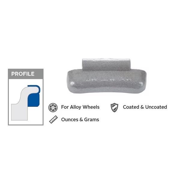 BX/50 MAG WEIGHTS, Wegmann Automotive, Mfr#: MC175