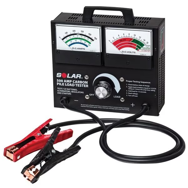 500 Amp 12V Carbon Pile Battery Tester, Clore Automotive, Mfr#: 1874
