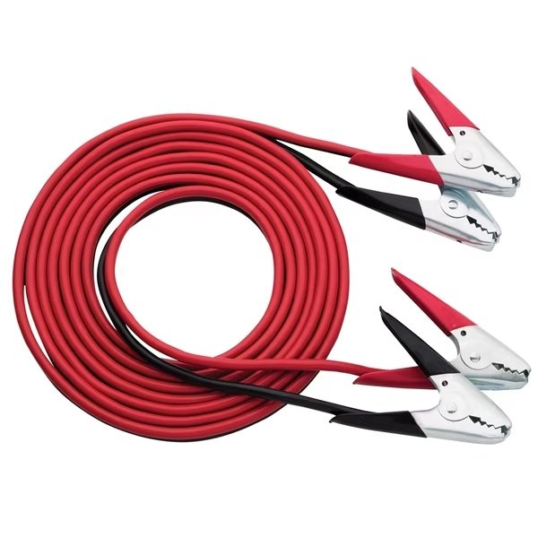 4 GA., 20 FT Booster Cable, 600A Parrot Clamp, Clore Automotive, Mfr#: 404202