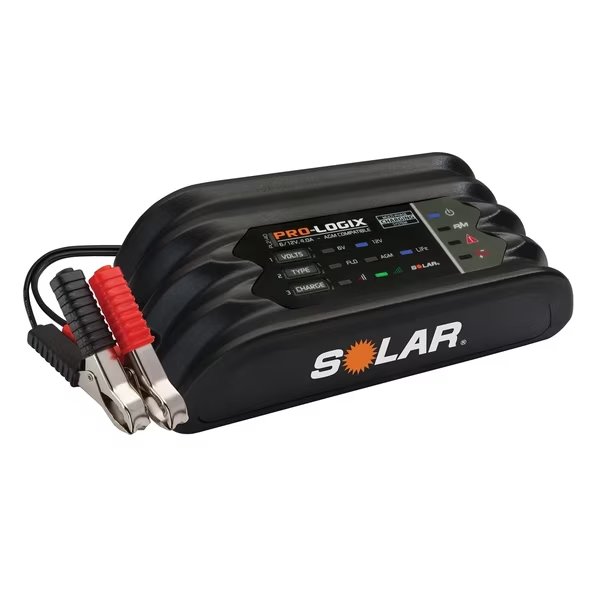 6/12V 4.0A SOLAR PRO-LOGIX Battery Maintainer, Clore Automotive, Mfr#: PL2140