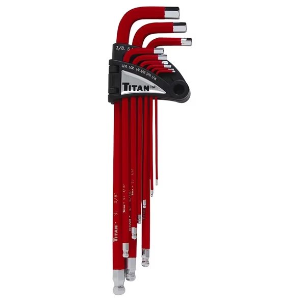 13 Piece Extra Long Arm Ball End Hex Key Set “ Sae, Stein World, Mfr#: 12713