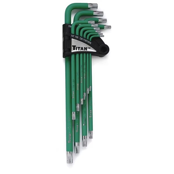 13 Piece Extra Long Arm Torx Key Set - Tamper Resistant, Stein World, Mfr#: 12715