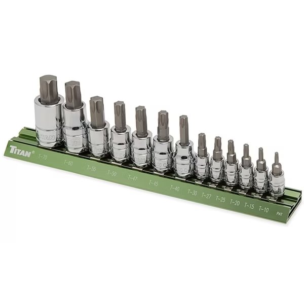 Titan 13-Piece Torx Bit Set, Stein World, Mfr#: 16122