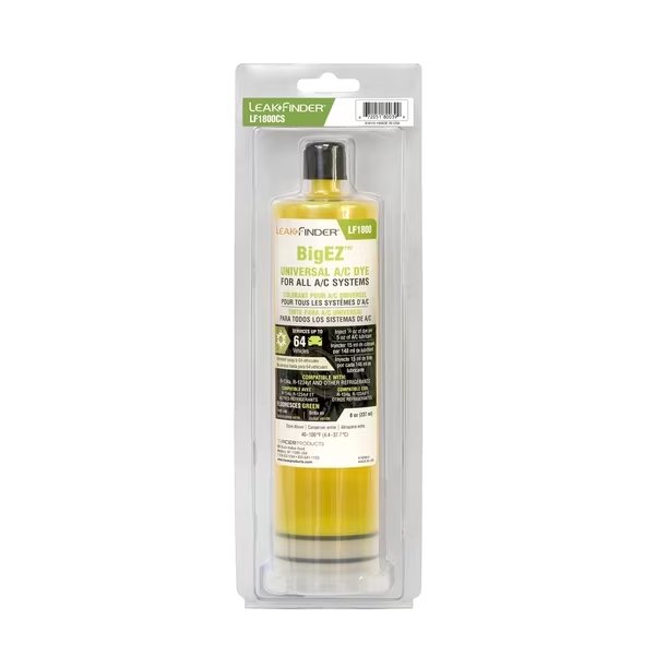 1Ea 8-Oz (237 Ml) Universal Bigez A/C Dye, Spectronics/Tracer, Mfr#: LF1800CS