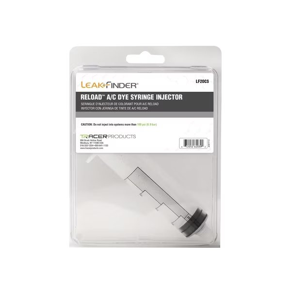 A/C Dye Syringe Injector, Tracer Products, Mfr#: LF20CS