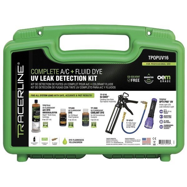 Ez-Shot Kit With Tpopuv Opti-Pro Uv Flashlight, Spectronics/Tracer, Mfr#: TPOPUV16